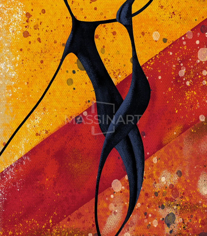 Tableau Danse en couple Massinart
