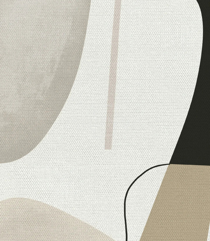 Tableau composition abstraite lignes épurées design Massinart