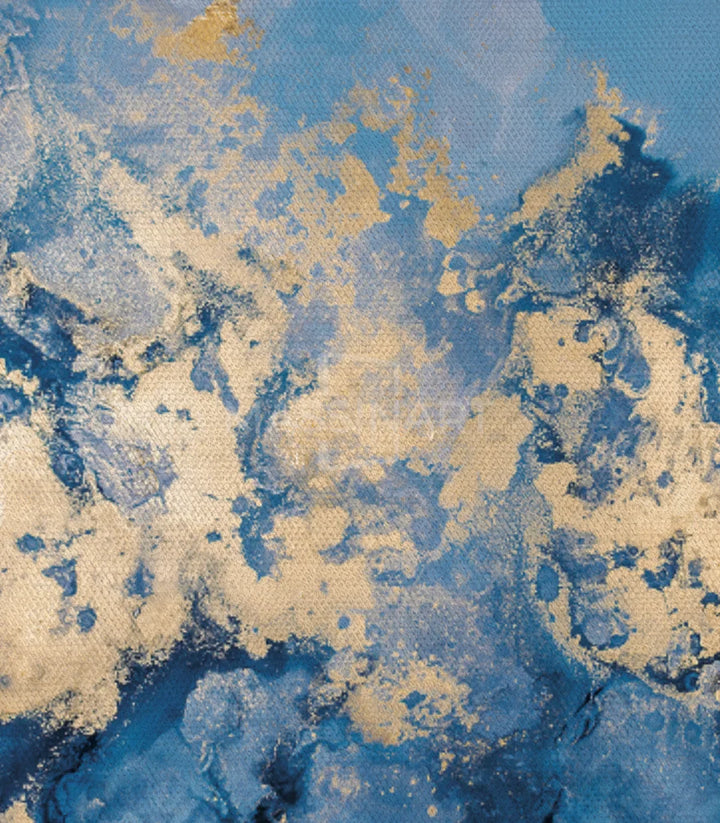Tableau paysage forestier abstrait triptyque en cadre noir élégant — Massinart