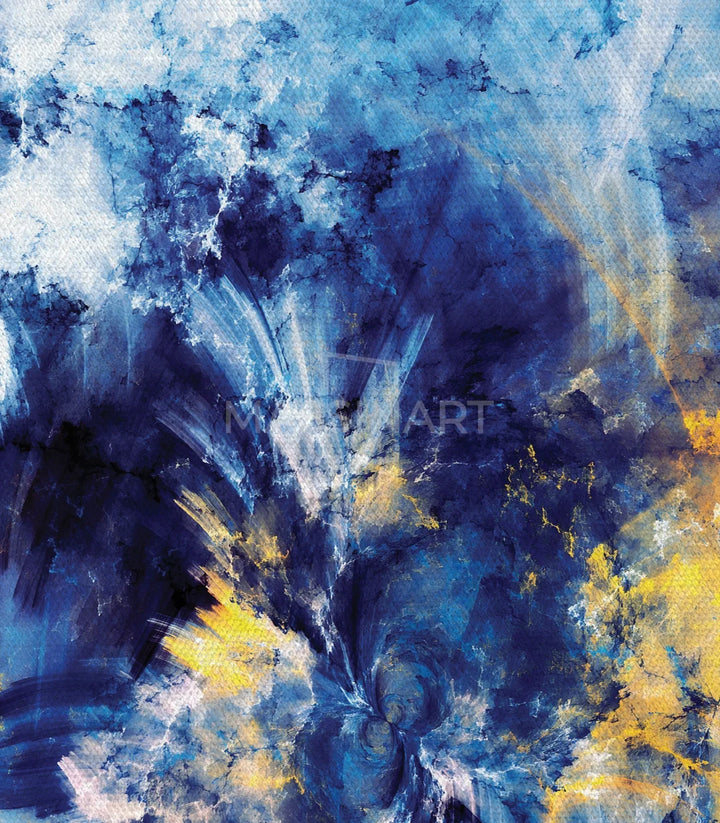 Tableau moderne Slow Motion triptyque fluidité organique Massinart