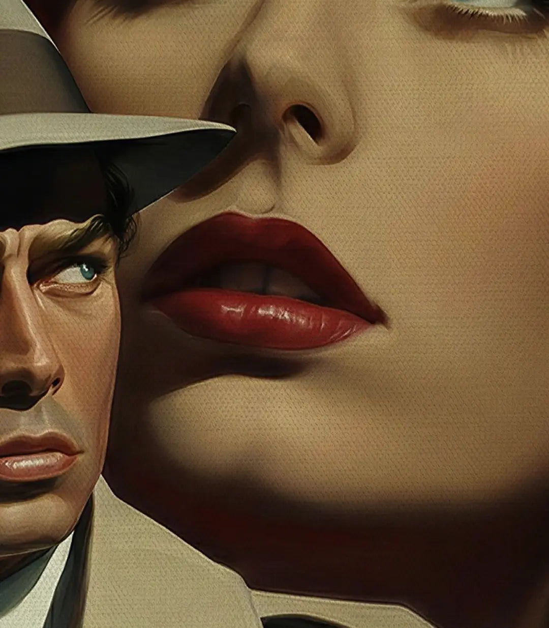 Tableau Casablanca — détail textures et qualité d'impression Massinart
