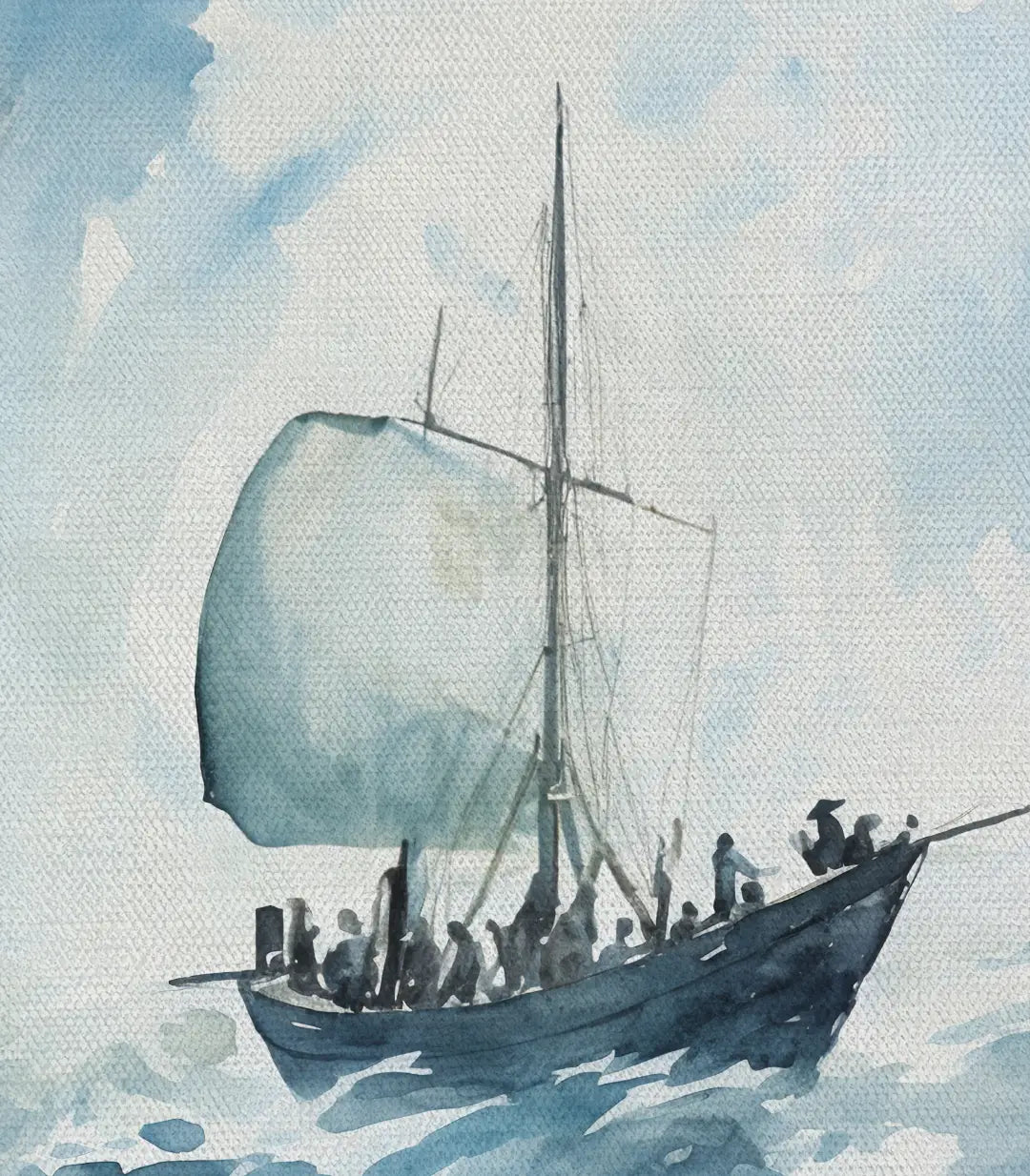 Tableau Gale Voyage détail cadre noir Massinart