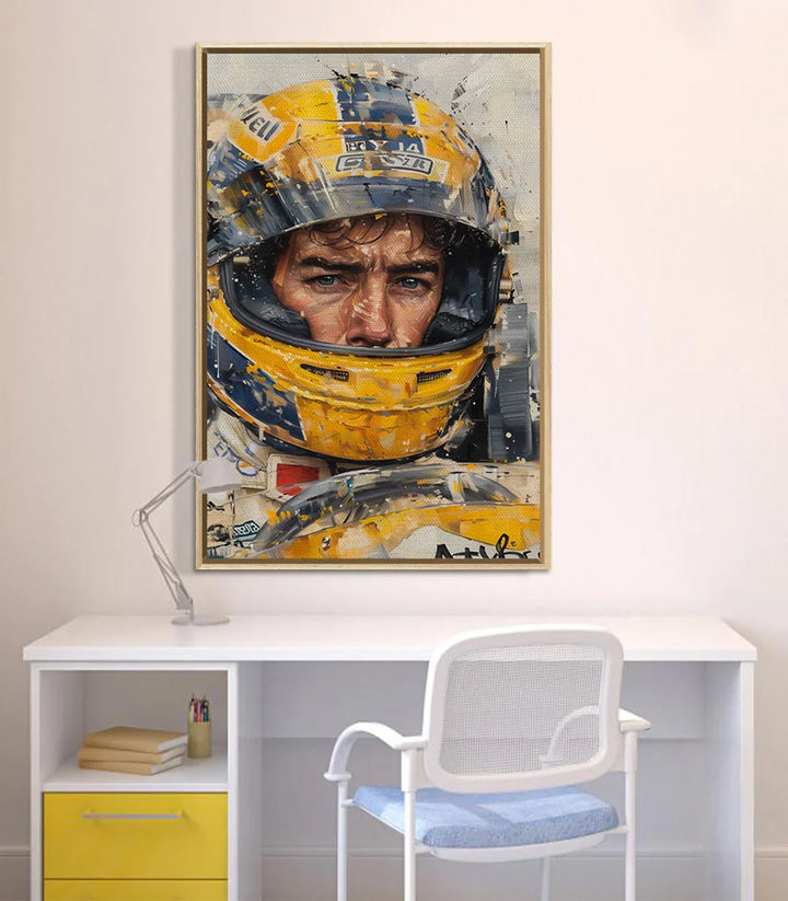 Tableau Racing Focus portrait sportif motivation Massinart