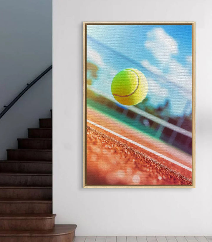 Tableau Tennis Pulse mise en situation escalier décoration Massinart