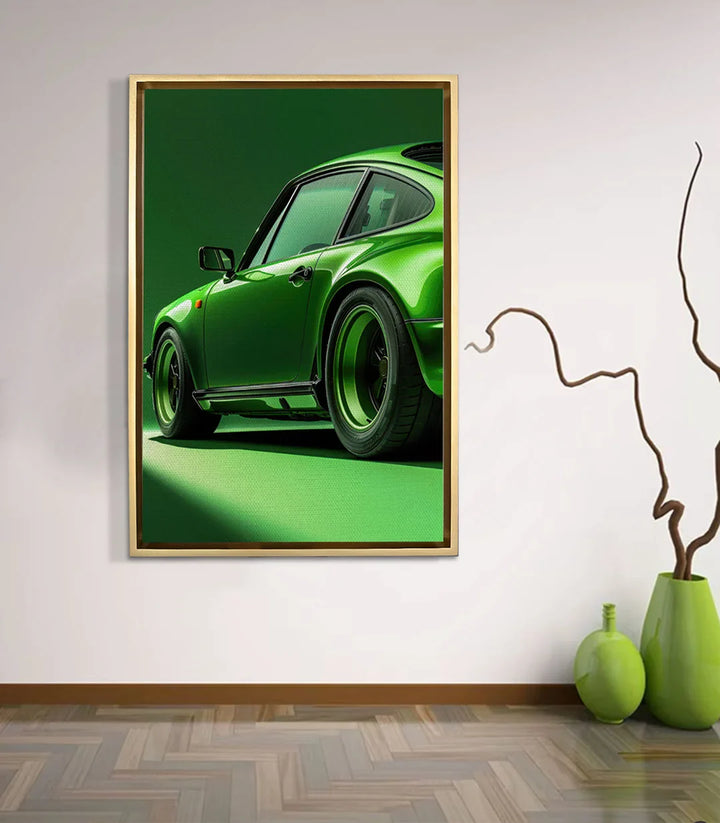 Tableau Verdant Drive mise en situation salon moderne Massinart