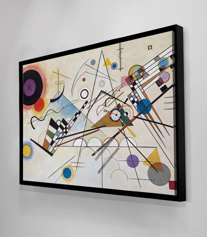 Tableau Composition VIII Massinart perspective encadrement horizontal