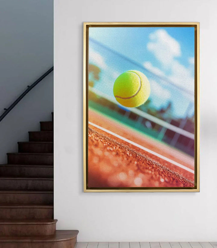 Tableau Tennis Pulse mise en situation couloir escalier Massinart