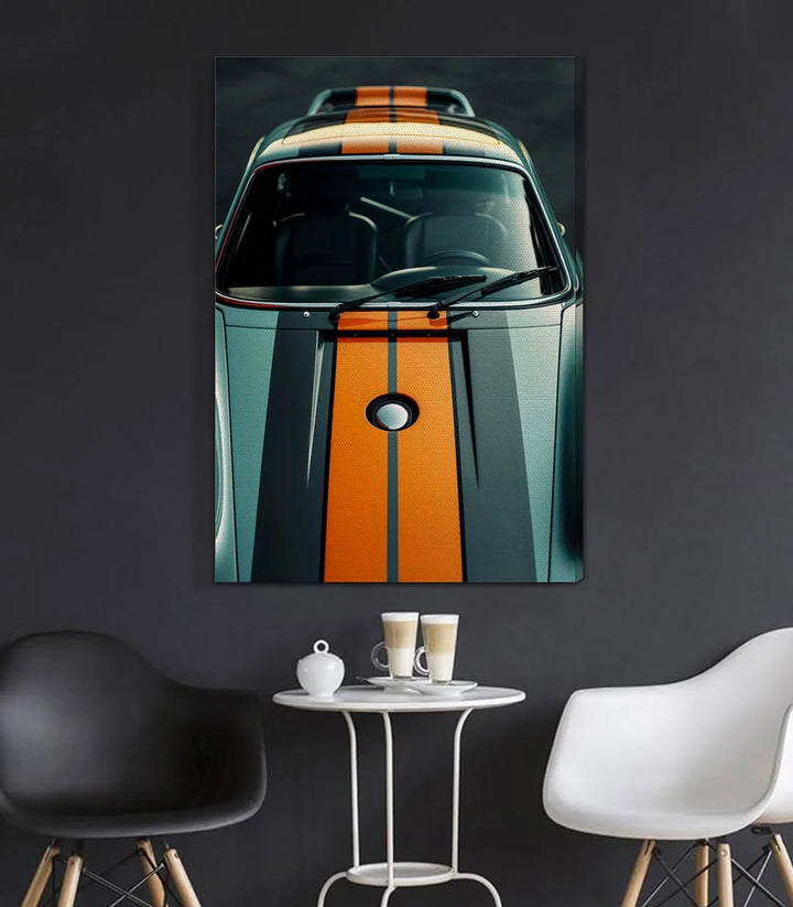 Tableau voiture vintage décoration bureau contemporain Massinart