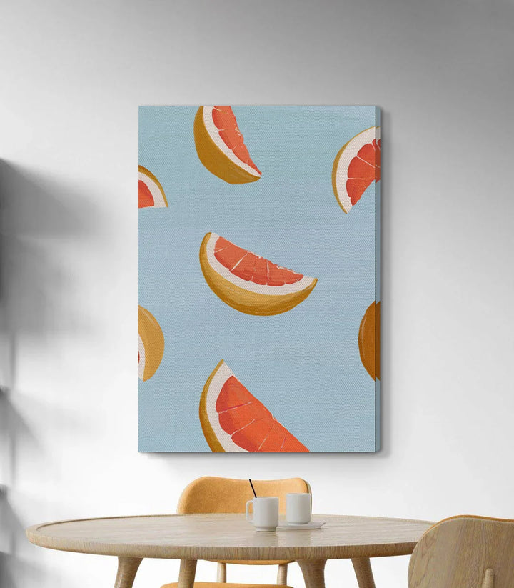 Tableau Orange Slices décoration intérieur séjour Massinart