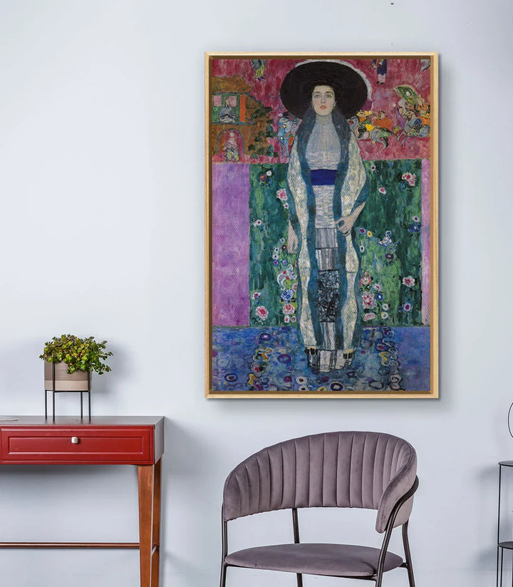 Ambiance décoration intérieur portrait femme Art Nouveau Massinart