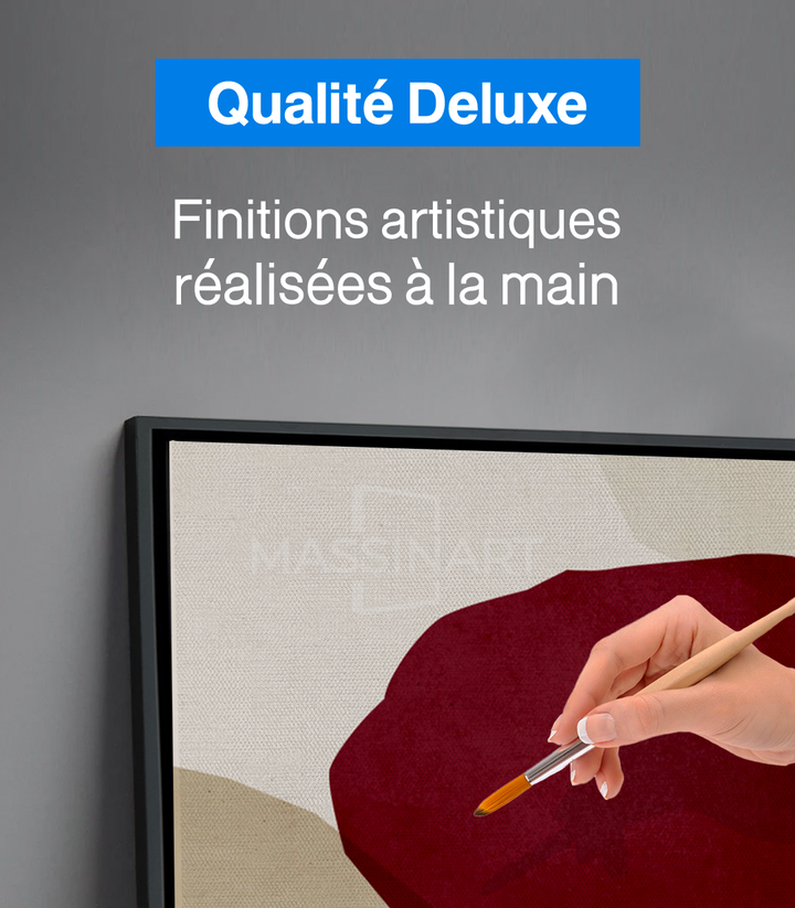 Tableau Dust and Velvet triptyque cadres noirs Massinart