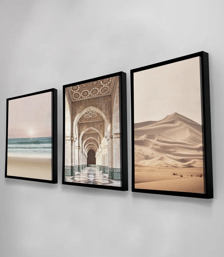 Détail architectural corridor marocain Massinart