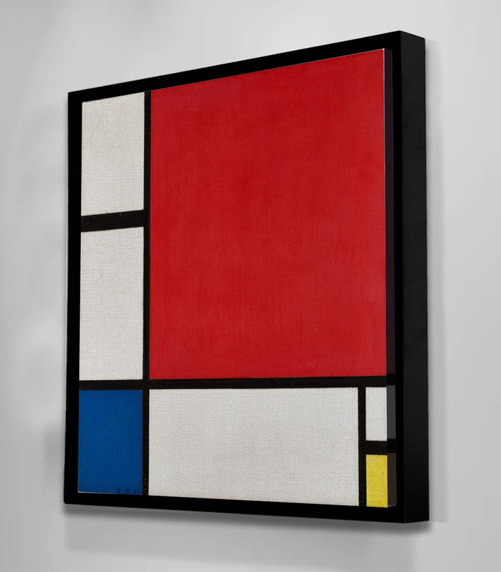 Ambiance salon contemporain - Tableau abstrait minimaliste Massinart