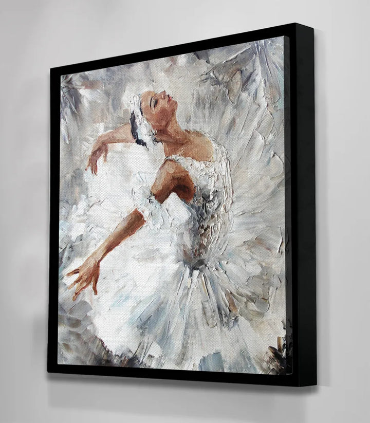 Tableau danse ballet carré Massinart — emballage livraison prêt à accrocher