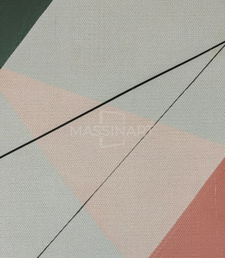Tableau Lineage Massinart — installation diptyque mur blanc épuré