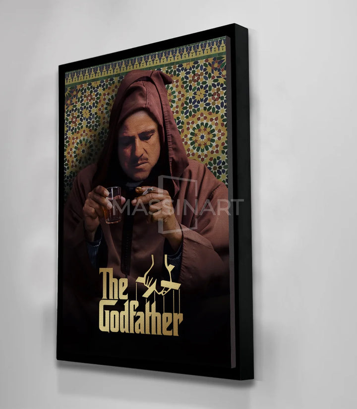 Détail motifs zellige fond tableau maroc authentique Massinart
