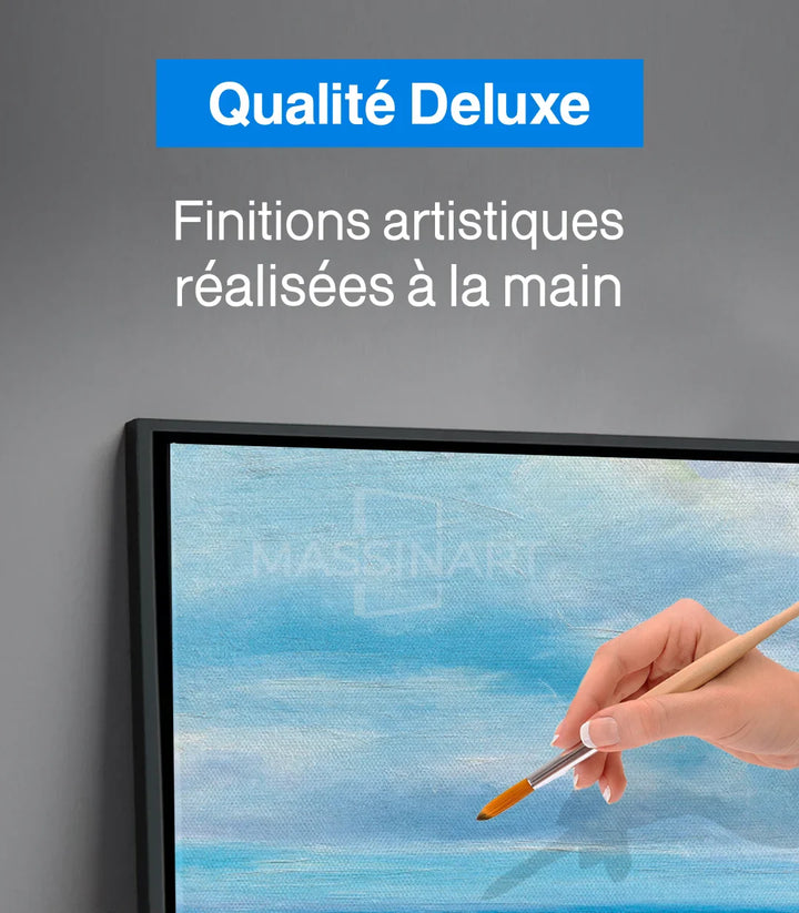 Décoration intérieur salon — Ensemble triptyque paysage marin Massinart
