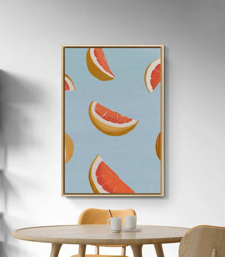 Tableau Orange Slices décoration murale cuisine Massinart