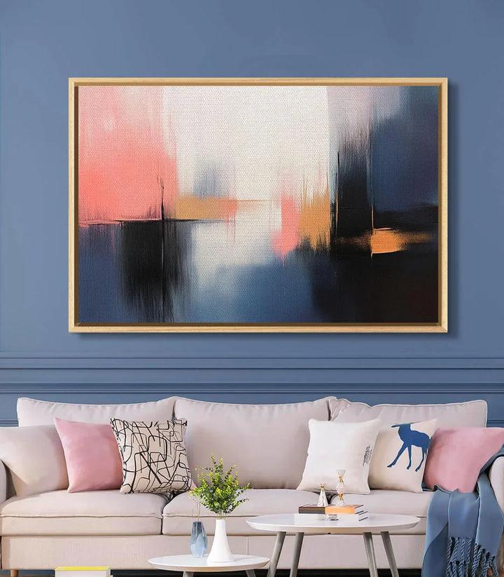 Tableau Sienna décoration intérieur canapé beige Massinart
