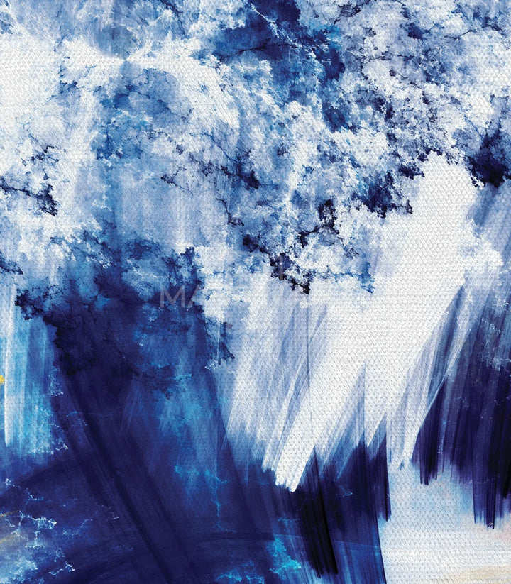 Tableau Slow Motion triptyque expressionniste cadres noirs Massinart