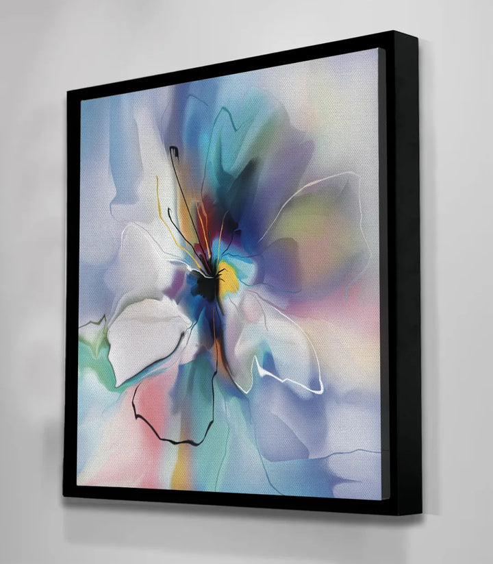 Tableau Blue Violet Flower Massinart
