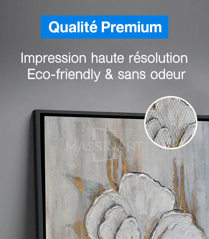 Tableau Blossom botanique minimaliste design intérieur Massinart