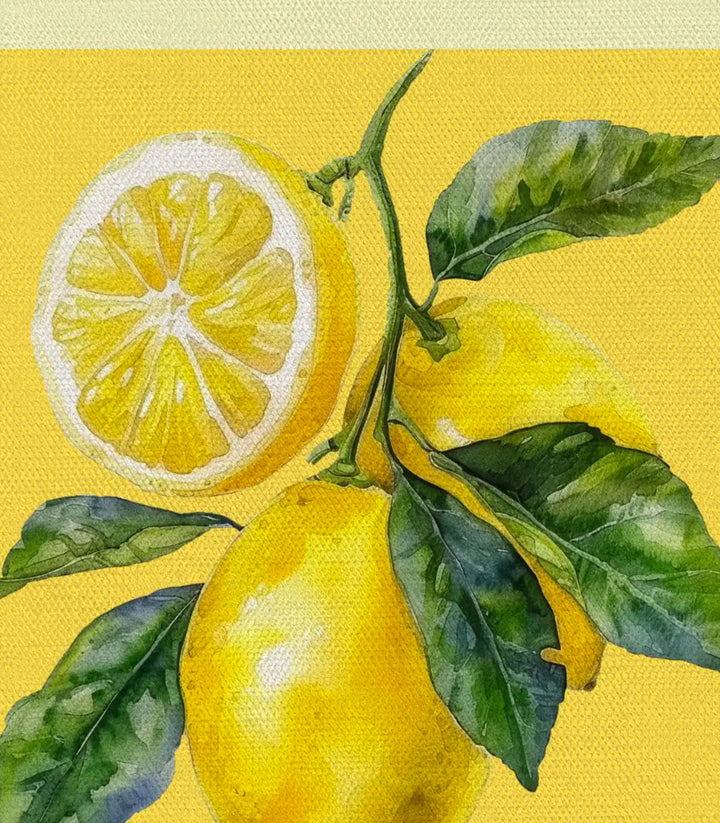 Tableau « Create your own sunshine » — affirmation positive jaune Massinart