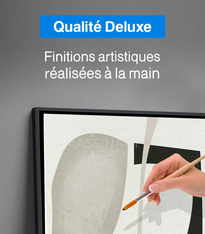 Tableau minimaliste salon moderne décoration intérieur Massinart