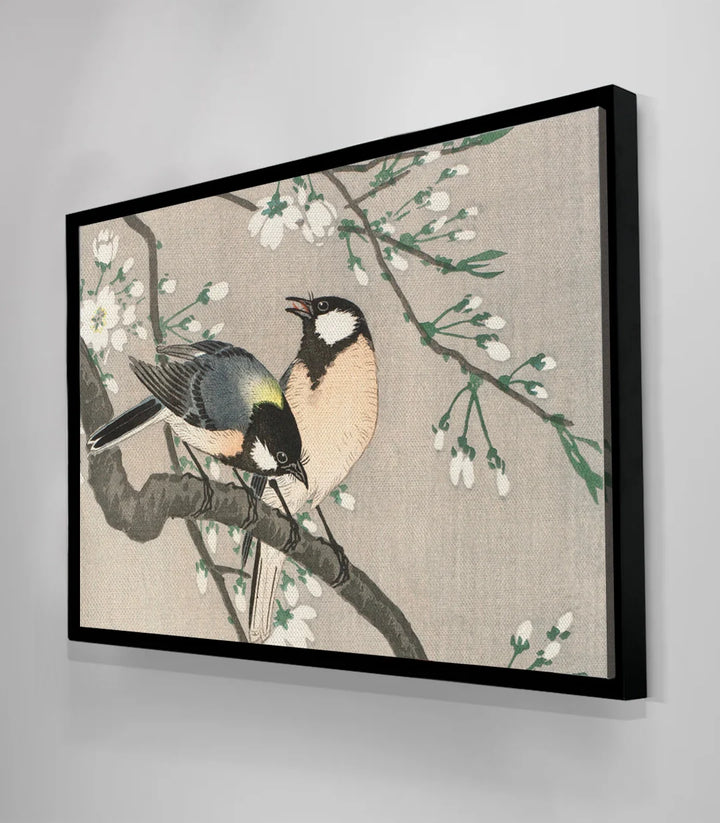 Tableau Branch Mates salon moderne décoration murale — oiseaux branche