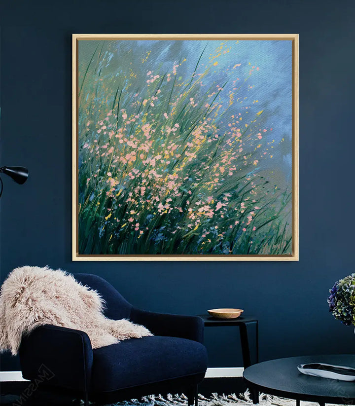 Décoration intérieur bureau tableau nature florale Massinart