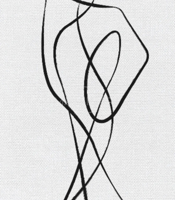 Tableau silhouette femme triptyque style contemporain Massinart