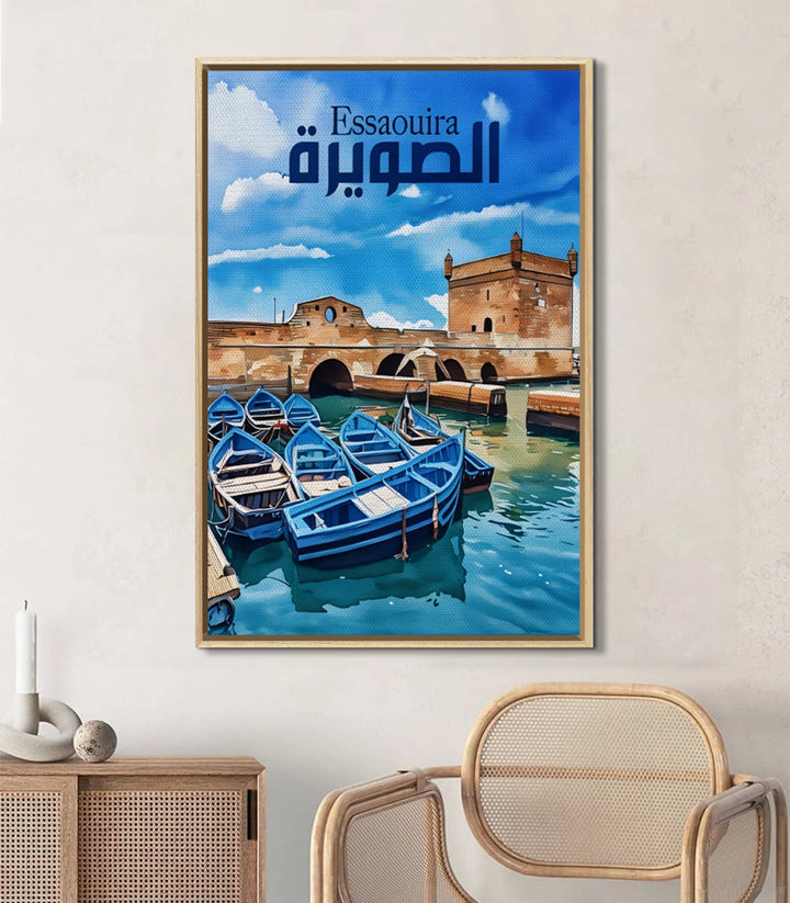 Décoration intérieur tableau côtier Essaouira Massinart