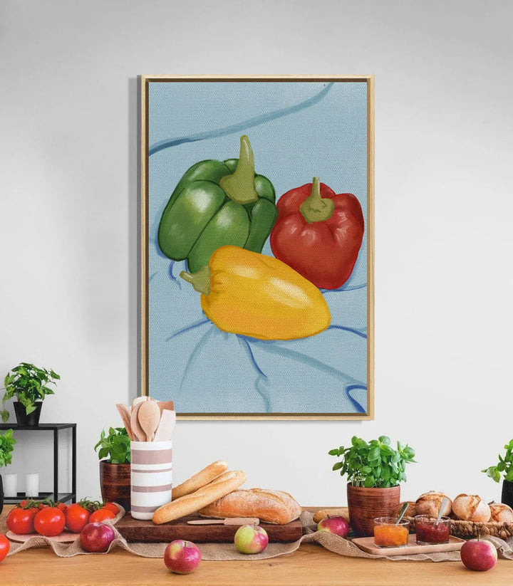 Tableau Pepper Palette décoration murale intérieur Massinart