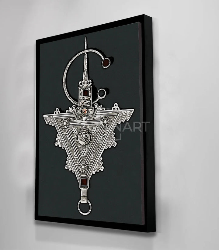 Ambiance salon Tableau art tribal Amazigh Massinart