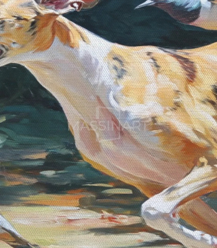 Tableau Chasing Freedom Massinart — emballage livraison prêt à accrocher