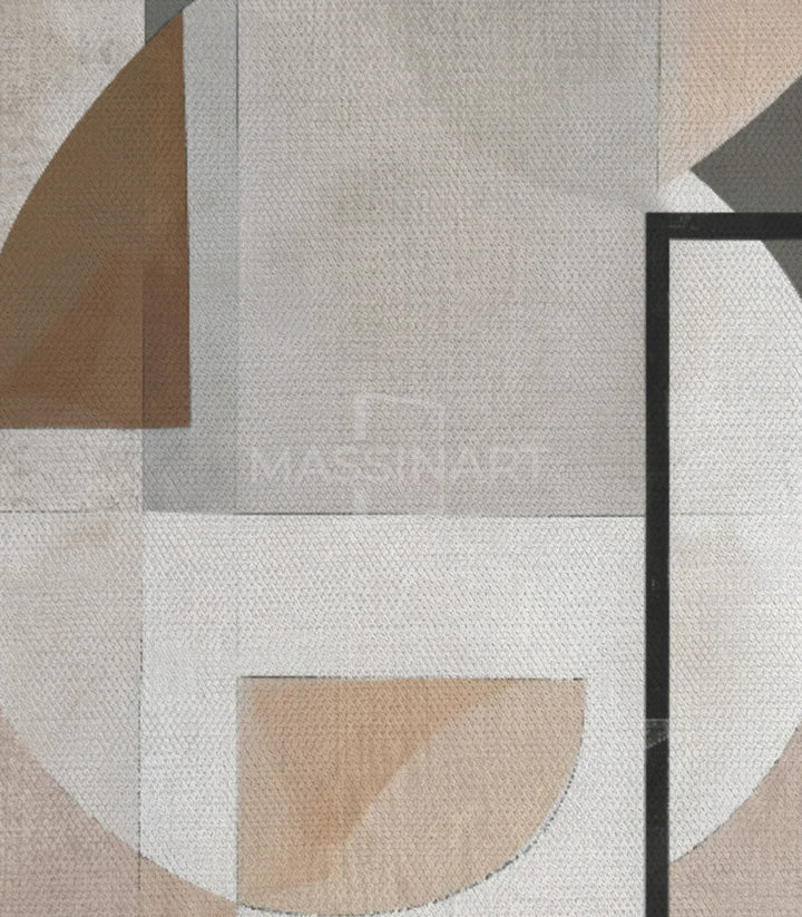 Détail formes géométriques — cercles carrés courbes Massinart