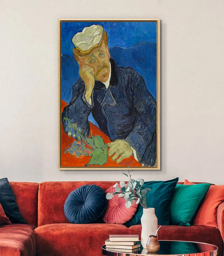 Décoration séjour moderne tableau Dr Paul Gachet Massinart
