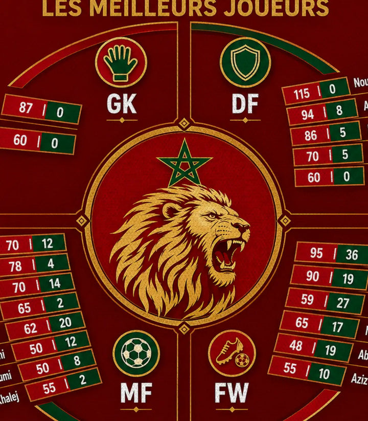 Meilleurs joueurs Maroc