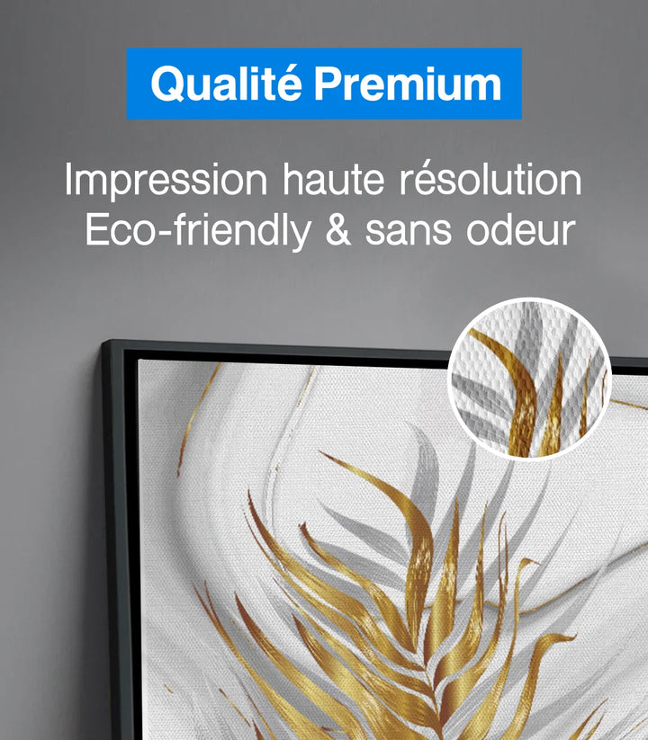 Mise en situation triptyque bananiers décoration intérieur luxe Massinart