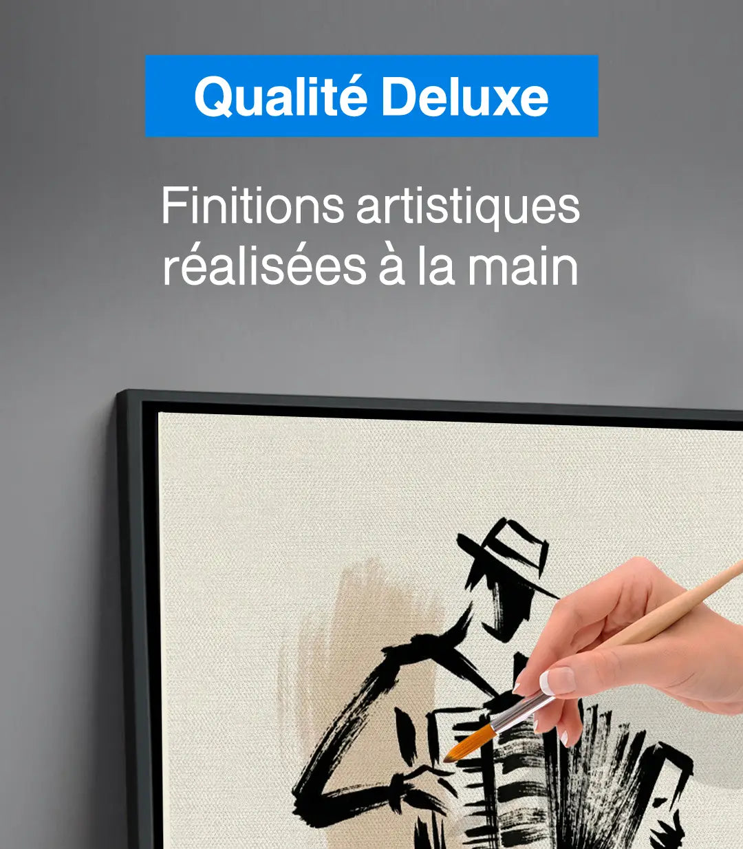 Tableau Jazz Duet détail accordéon saxophoniste — art minimaliste Massinart