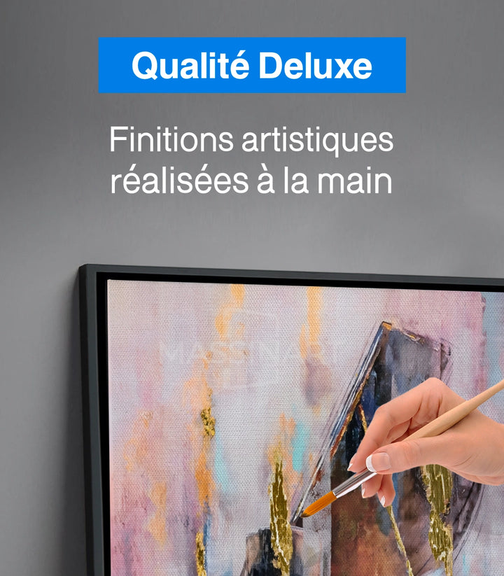 Chambre à coucher tableau expressionniste musique Massinart