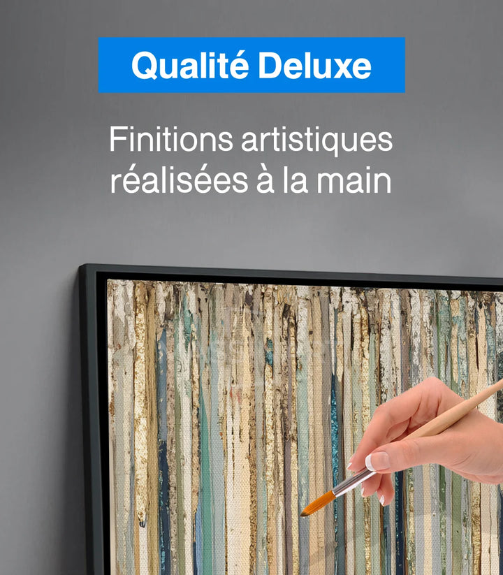 Tableau Color Haze hotel airbnb art mural Massinart