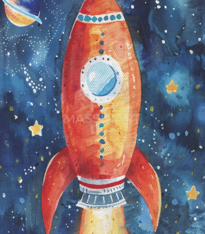 Tableau To space Massinart — art mural chambre enfant