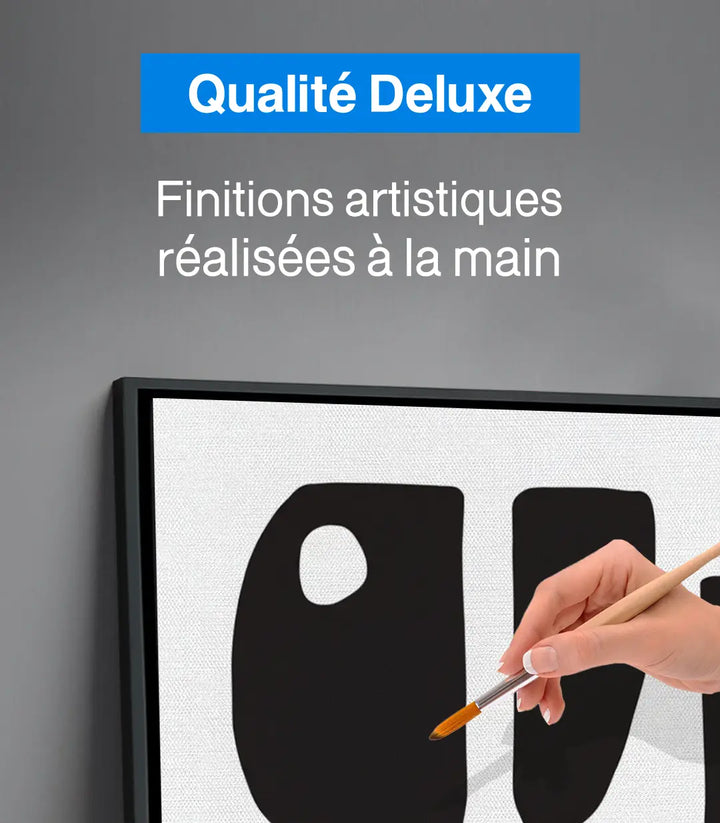 Ambiance salon moderne - diptyque design graphique Massinart