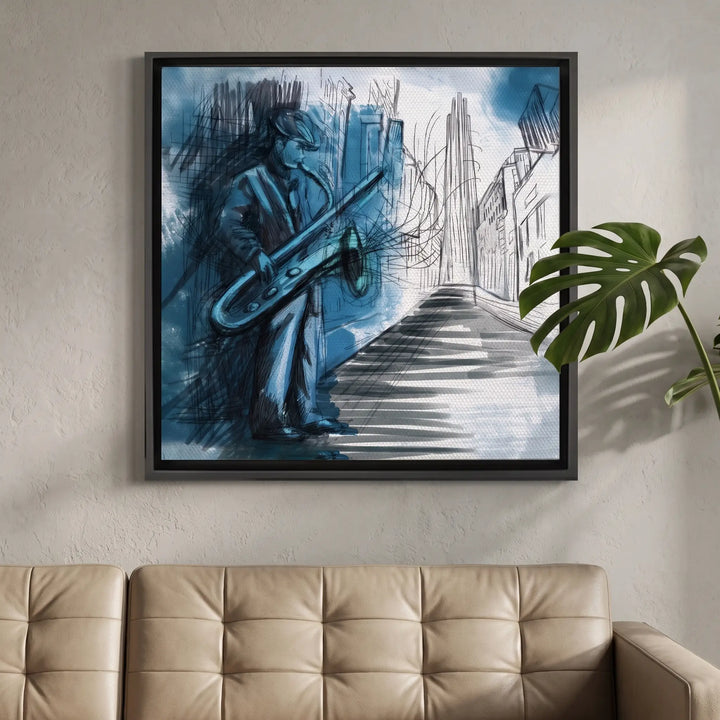 Saxophoniste - Ventes Flash
