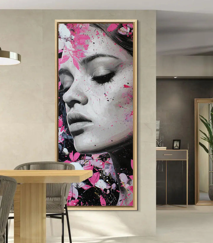 Tableau The Bloom Within mis en situation décoration intérieur Massinart