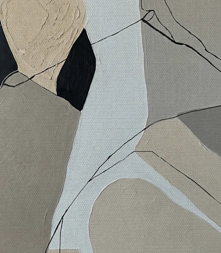 Tableau Clay Relief Massinart — mise en situation hôtel, diptyque décoration intérieur épuré