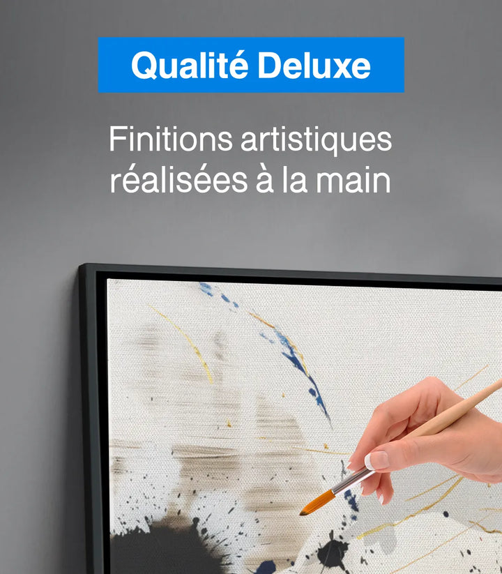 Mise en situation triptyque Cascade décoration intérieur Massinart
