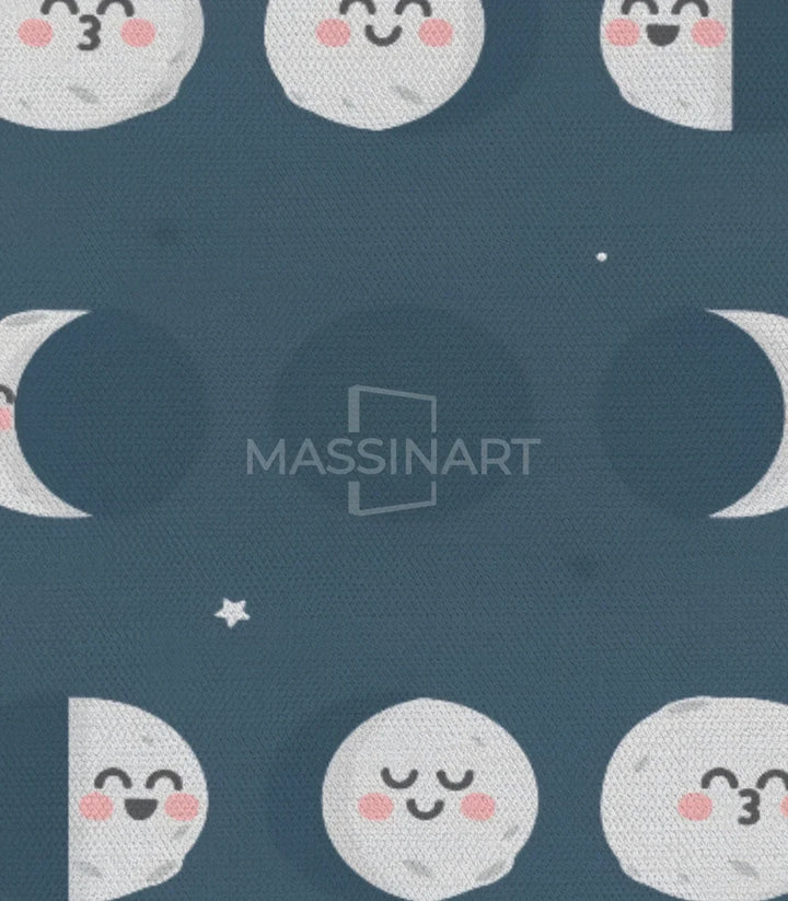 Tableau lune minimaliste Massinart — design épuré chambre enfant Mr Wonderful