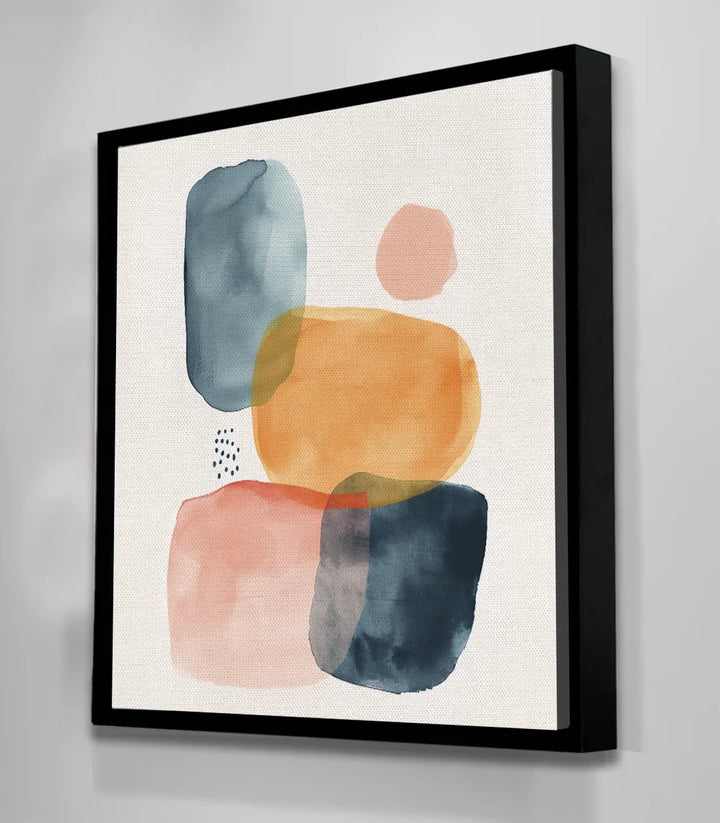 Tableau Centered formes organiques contemporain Massinart